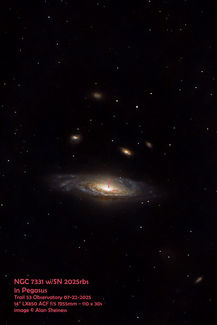 NGC 7331 with supernova