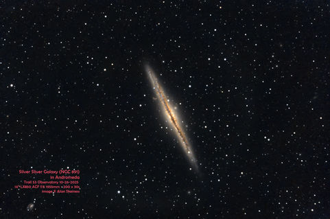 NGC 891 Silver Sliver Galaxy