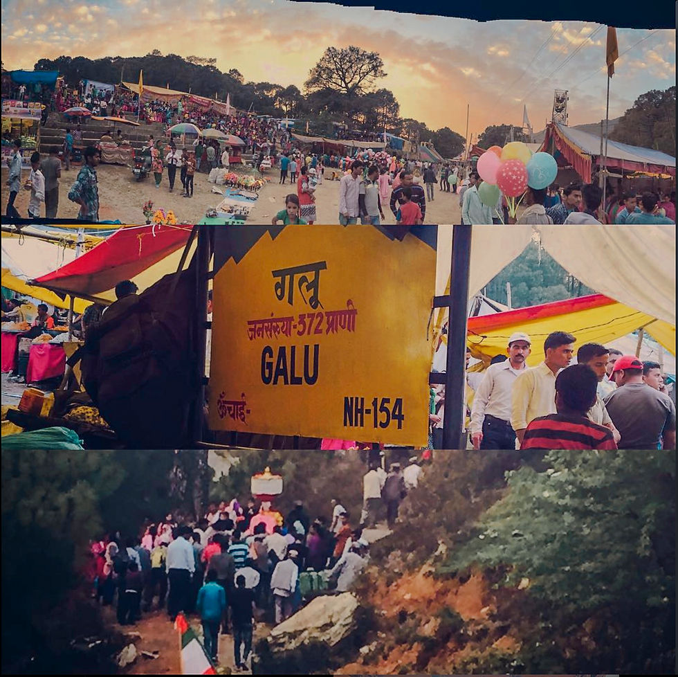 Galu Mela - A photo from April 2016 , on my way to Kasol from Bir