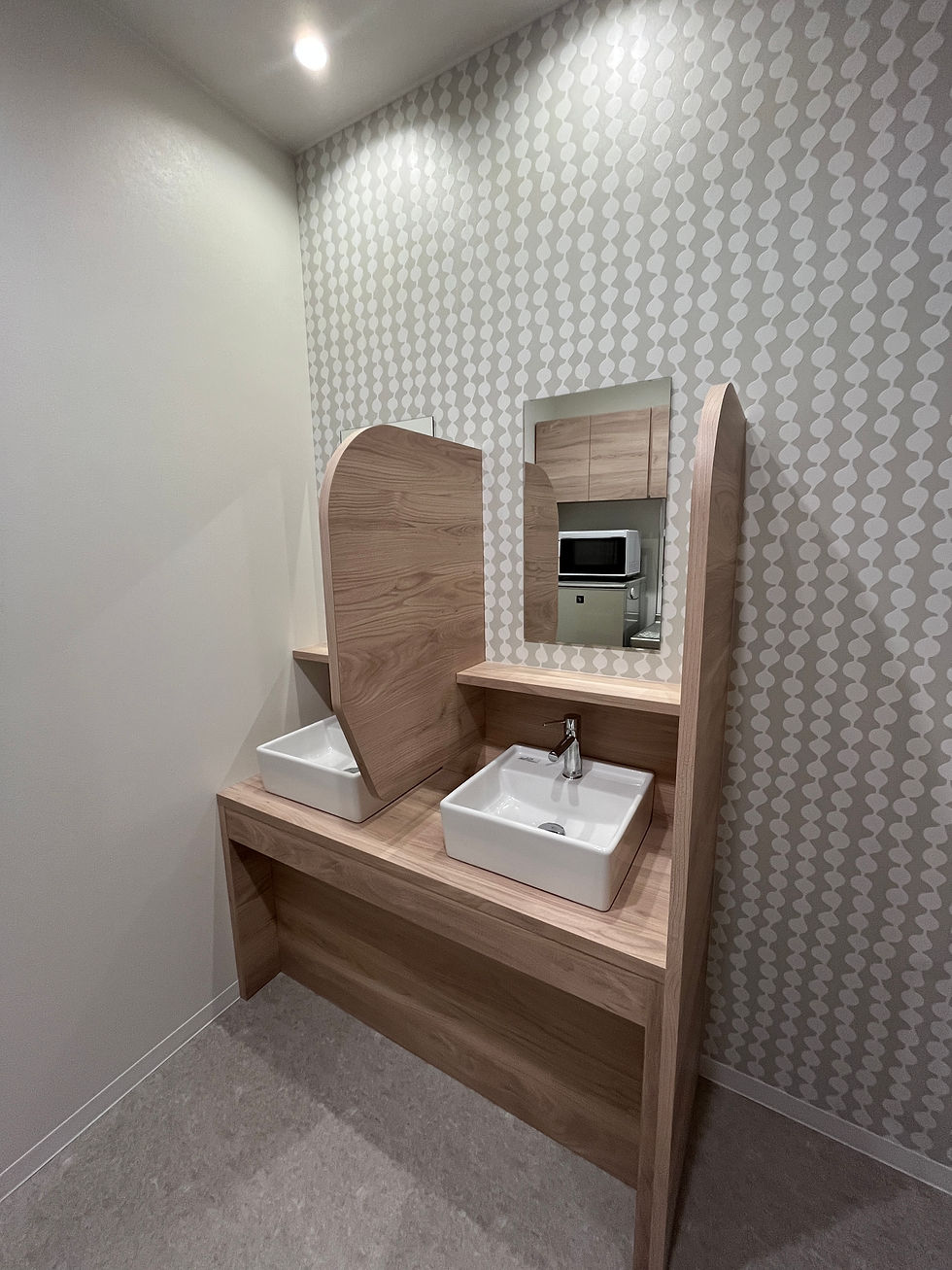 tooth brushing space