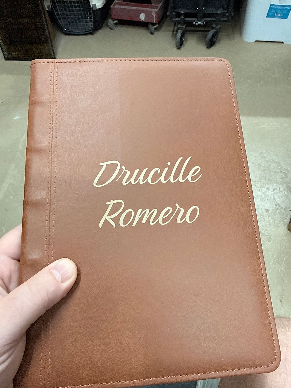 leather notebook
