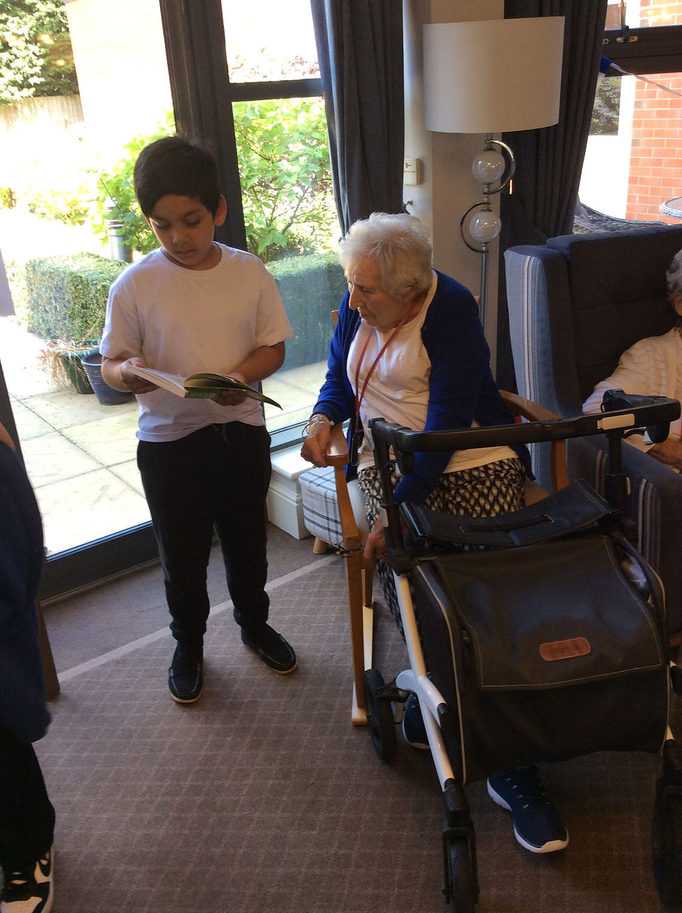 Golden treat to Acorn Lodge