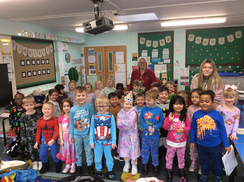 Reception PJ Day