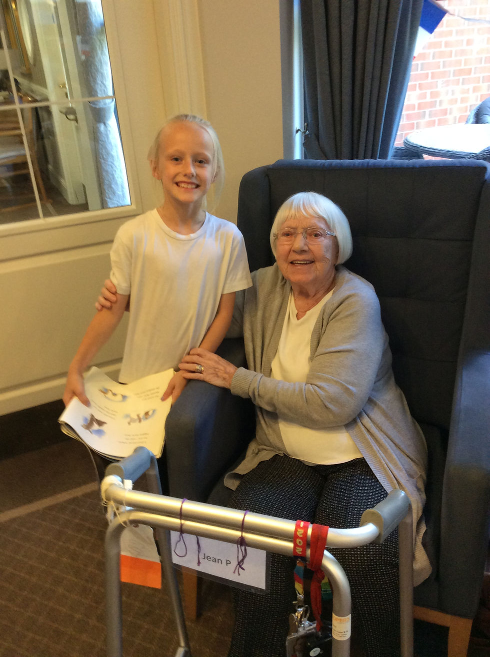Golden treat to Acorn Lodge