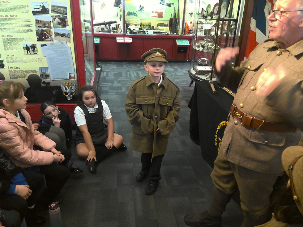 Staffordshire regimental Museum Visit 18/9
