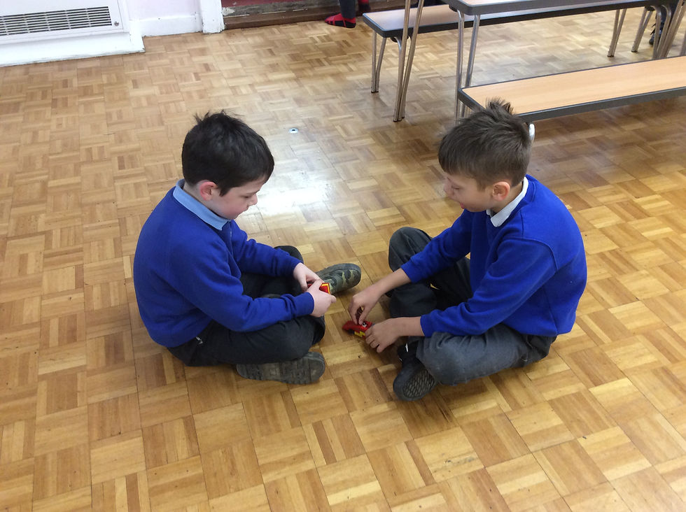 working together