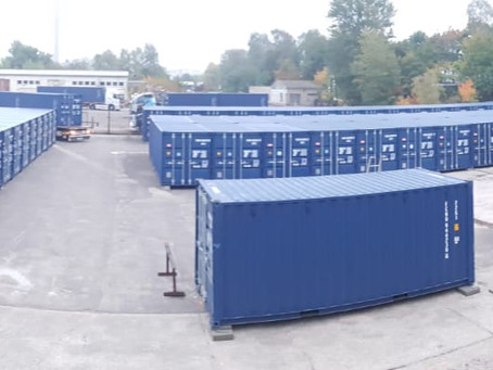 Lagerpark in Schwerin bekommt 100. Container