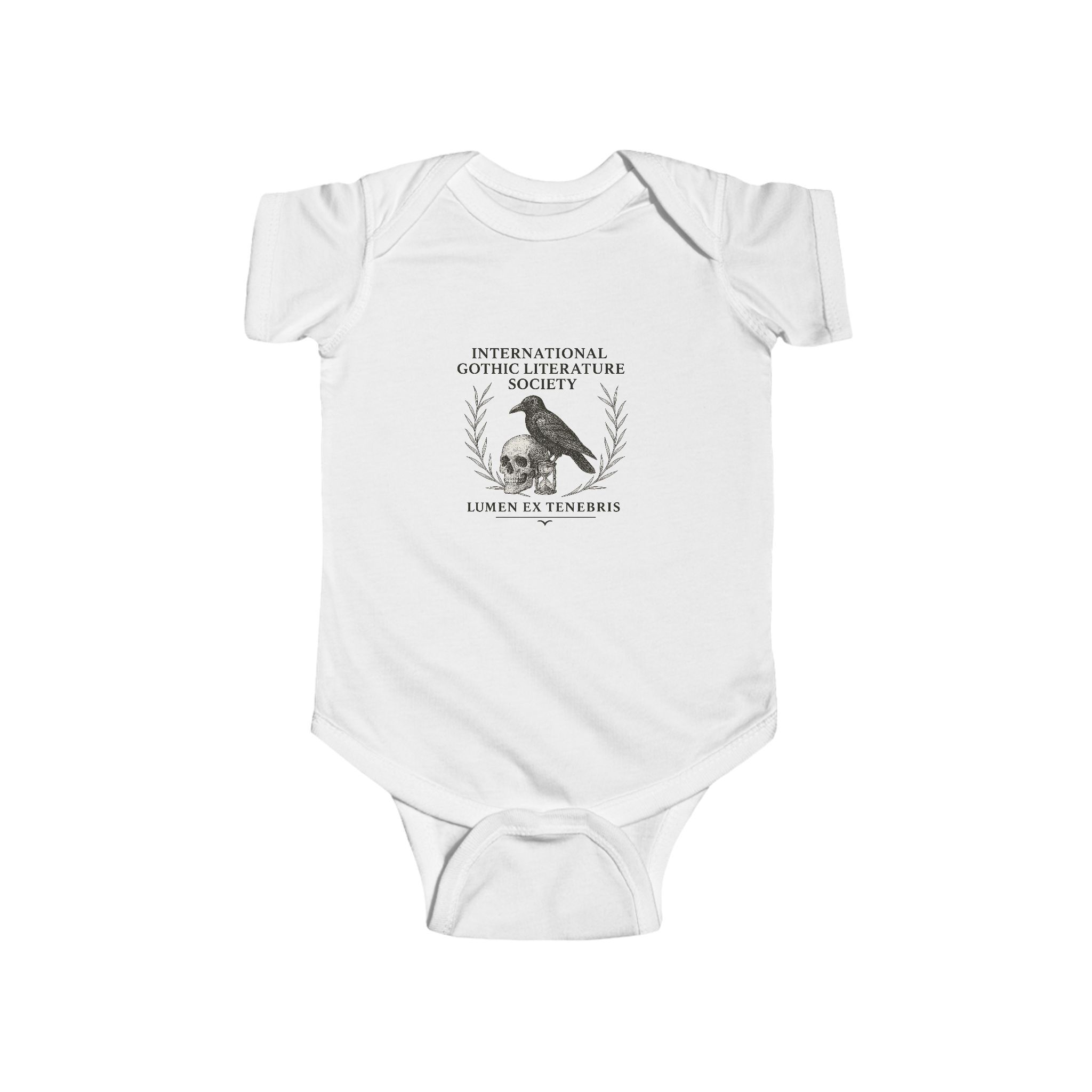 International Gothic Literature Society Infant Bodysuit, Cute Baby Onesie