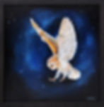 Miniatyrbild: Original "Nattens väktare" oljemålning