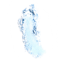 Smears of different makeup products on w