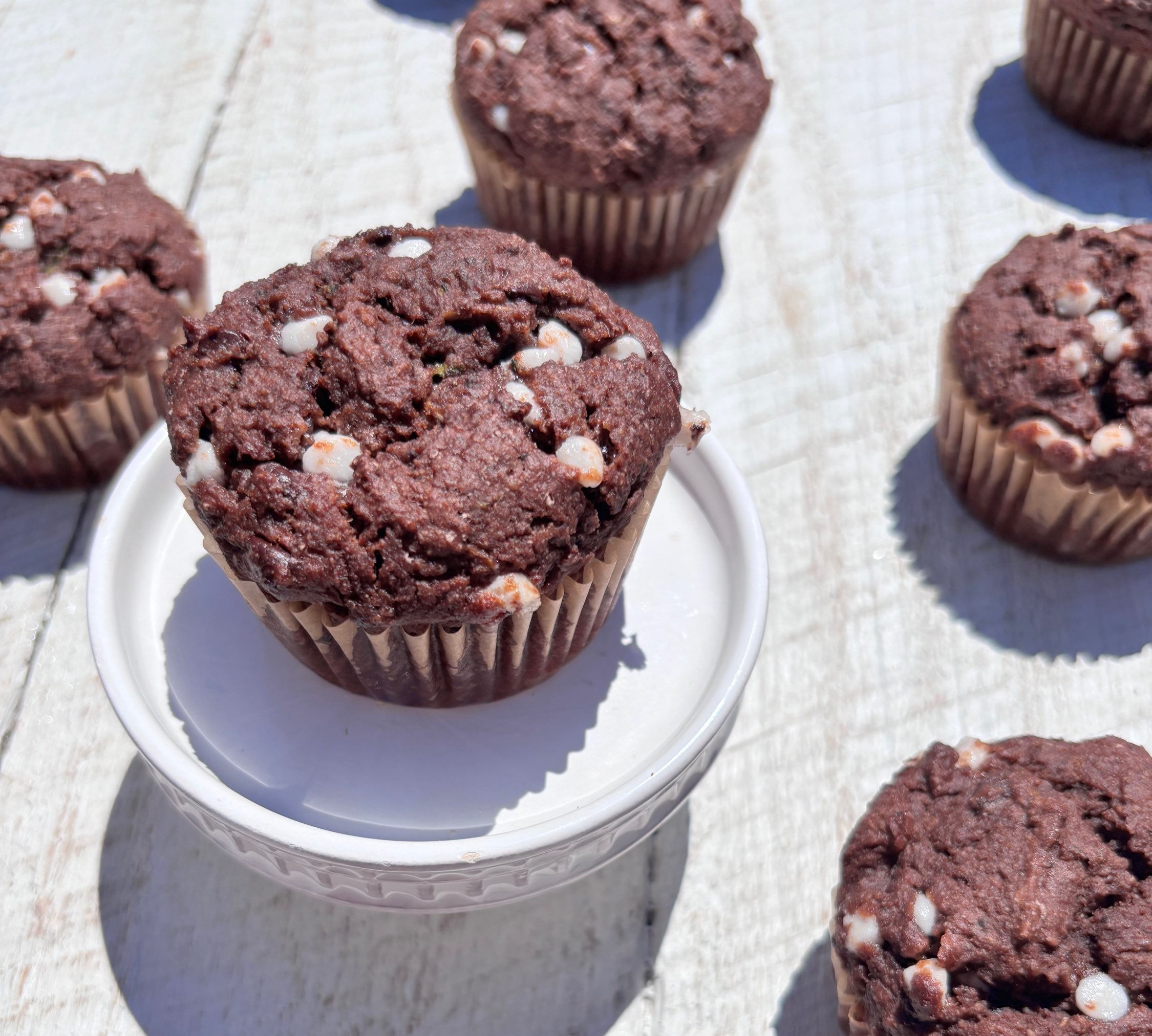 Triple Chocolate Muffin