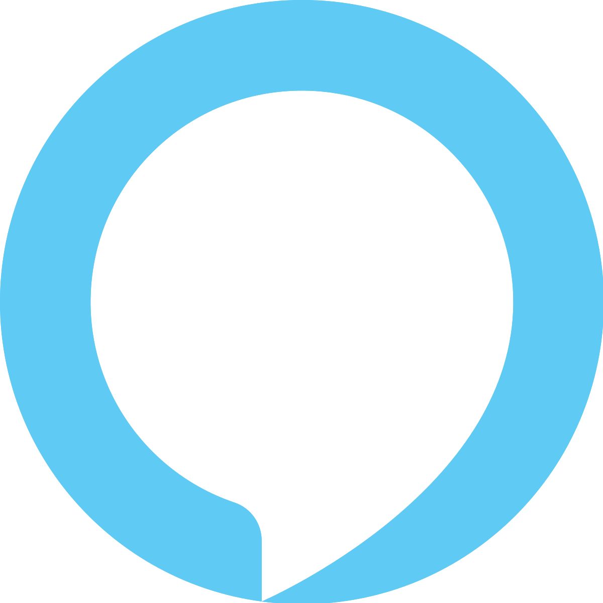Alexa logo indicating voice-controlled smart home capabilities on Smartology's website.
