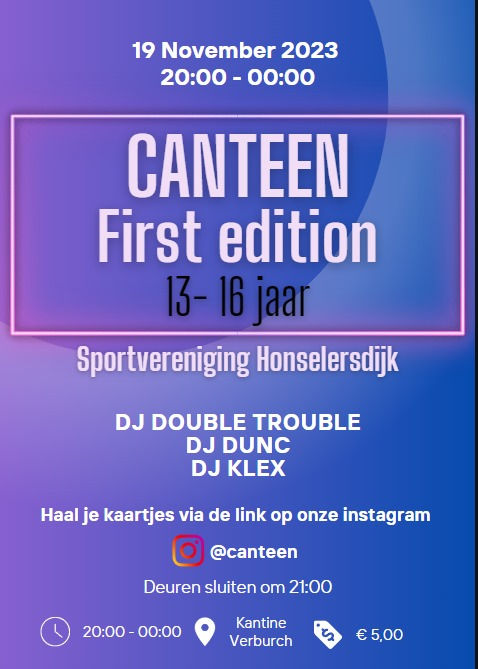 Canteen First edition