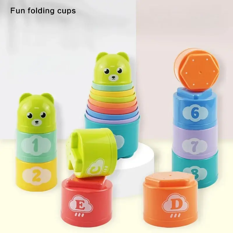 Thumbnail: Kid Brain Response Battle Fold Cup Hand Speed Competition Fold Cup Baby Stack