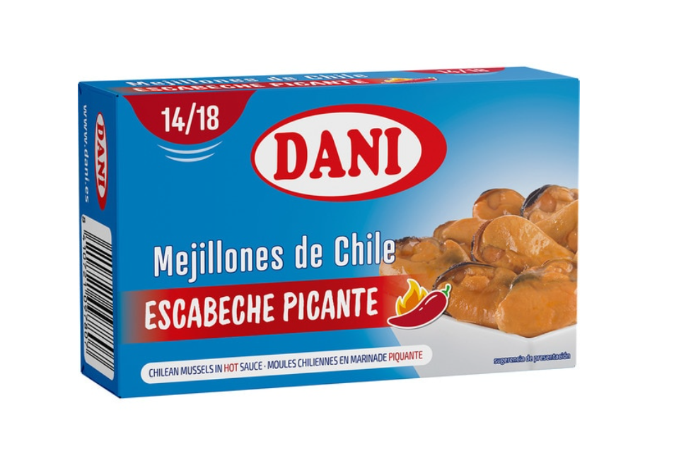 DANI Miesmuscheln aus Chile in scharfer Escabeche
