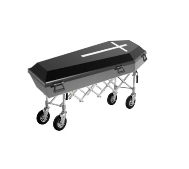 catafalc mortuar extensibil cu roti gonflabile