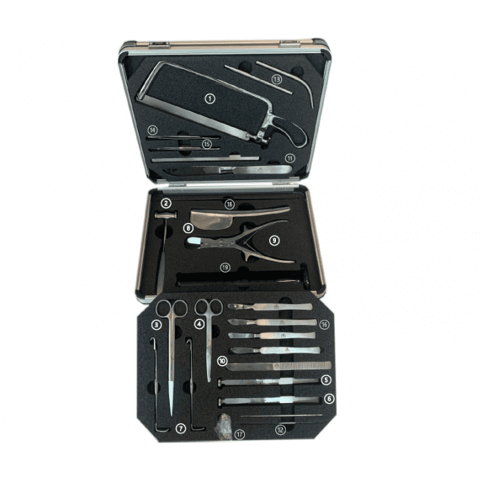 trusa instrumentar pentru autopsie Hygeco