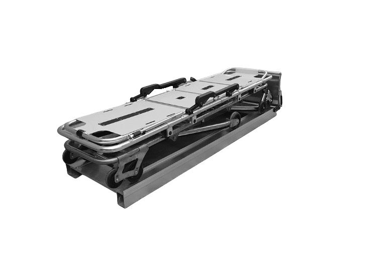 Miniatură: carucior pentru cadavre cu brancarda detasabila