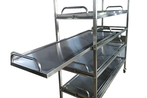 platforma electrica cu elevator pentru cadavre