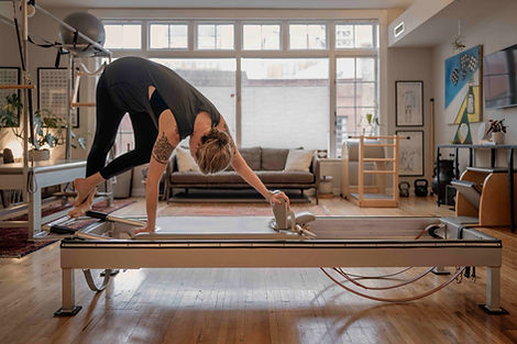 meagan doing pilates