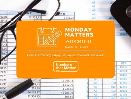 Regulatory Update No. 2026-13