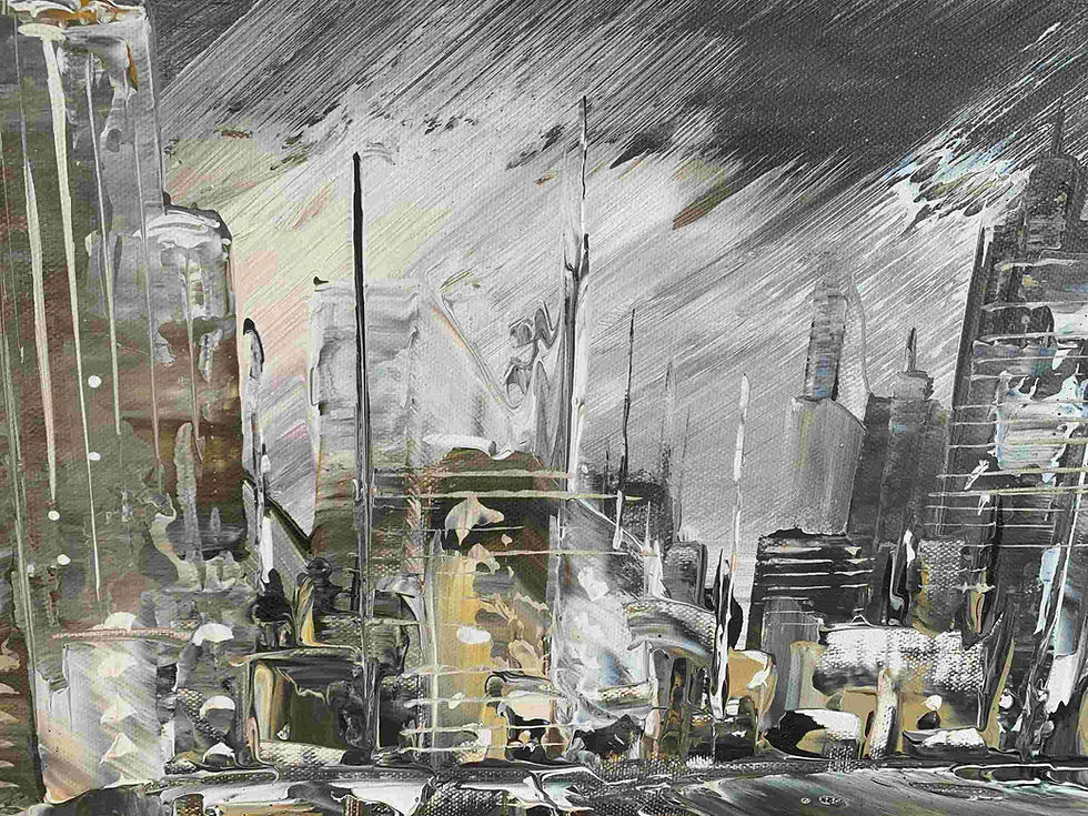 Thumbnail: "Melbourne impression" Original Acrylic Painting