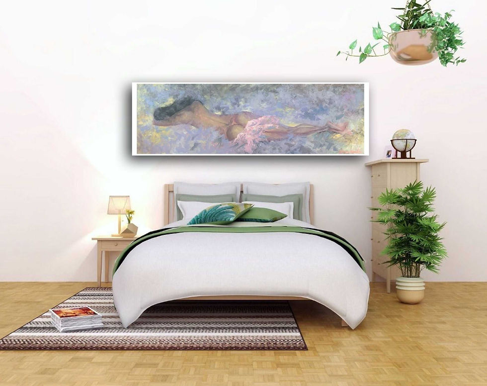 Thumbnail: "In my dream" Original Acrylic Painting