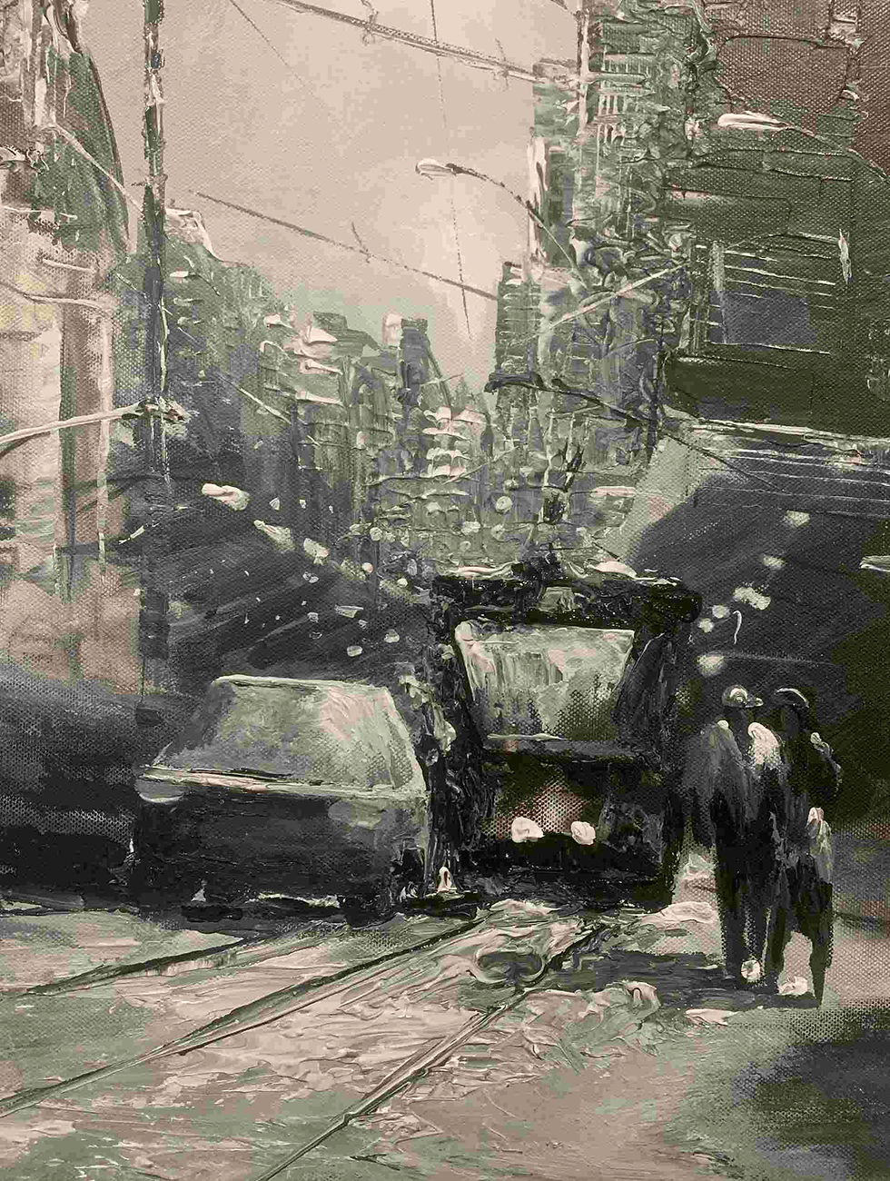 Thumbnail: "Typical Melbourne" Original Acrylic Painting