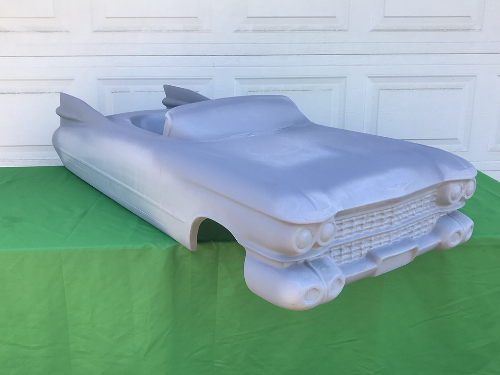 Thumbnail: 59 Cadillac Convertible Pedal car stroller body