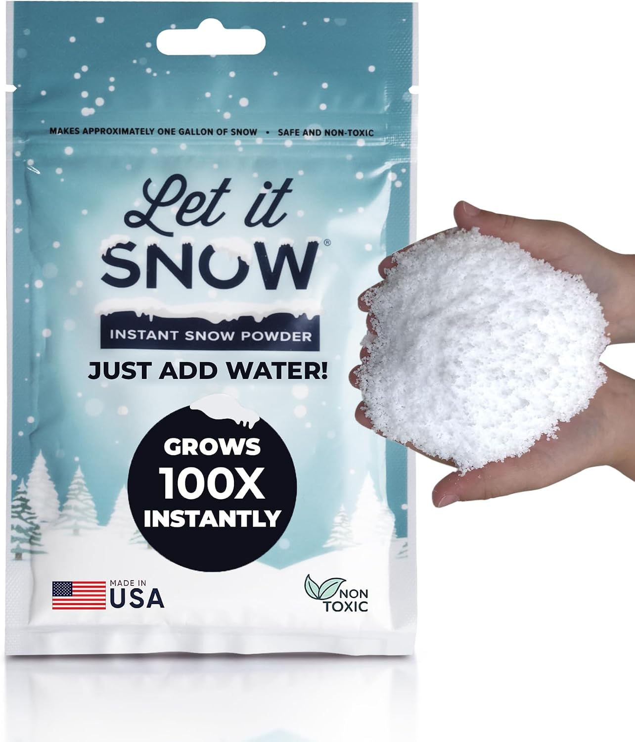 Instant Fake Snow for Slime