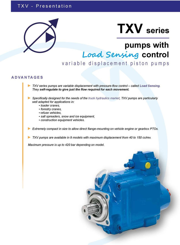 Hydro Leduc TXV 130 Tandem Pump Available now from GFR Industries.