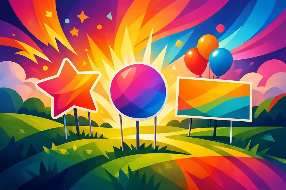 Custom Party Yard Signs That Get Noticed