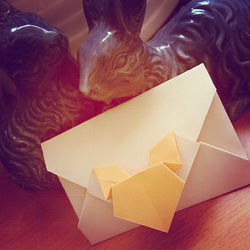 {摺封信給你...}