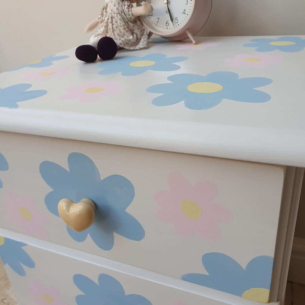 Thumbnail: Delightful Daisy Pine Bedside Table