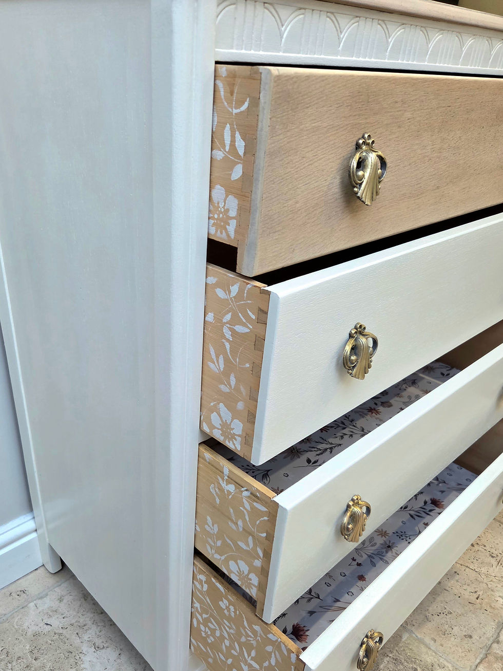 Thumbnail: Harris Lebus Chest of Drawers in Fresh Flour