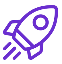 icono de rocket aumento de ventas
