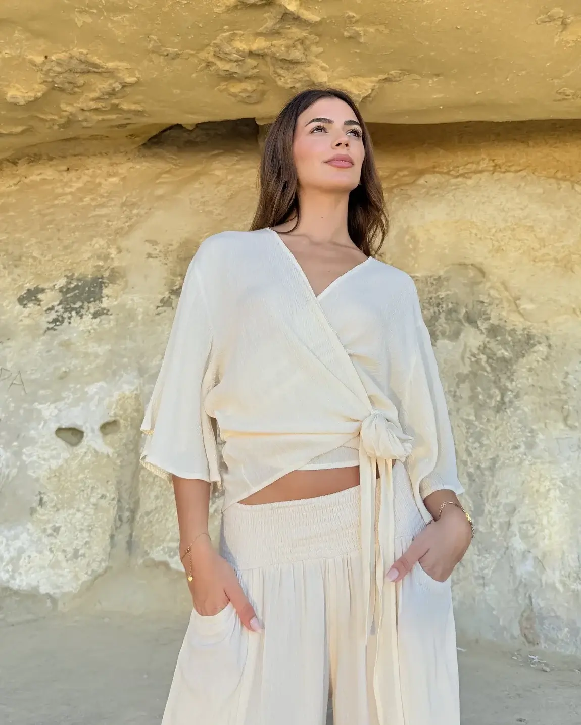 Wickelbluse CANDELA