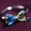 Thumbnail: Dual-Tone Heart Bow Ring