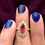 Thumbnail: Ruby Halo Statement Ring � Lua Jewels