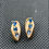 Thumbnail: Blue Stone Pav� Stud Earrings � Lua Jewels