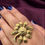 Thumbnail: Bold Bloom Floral Statement Ring � Lua Jewels