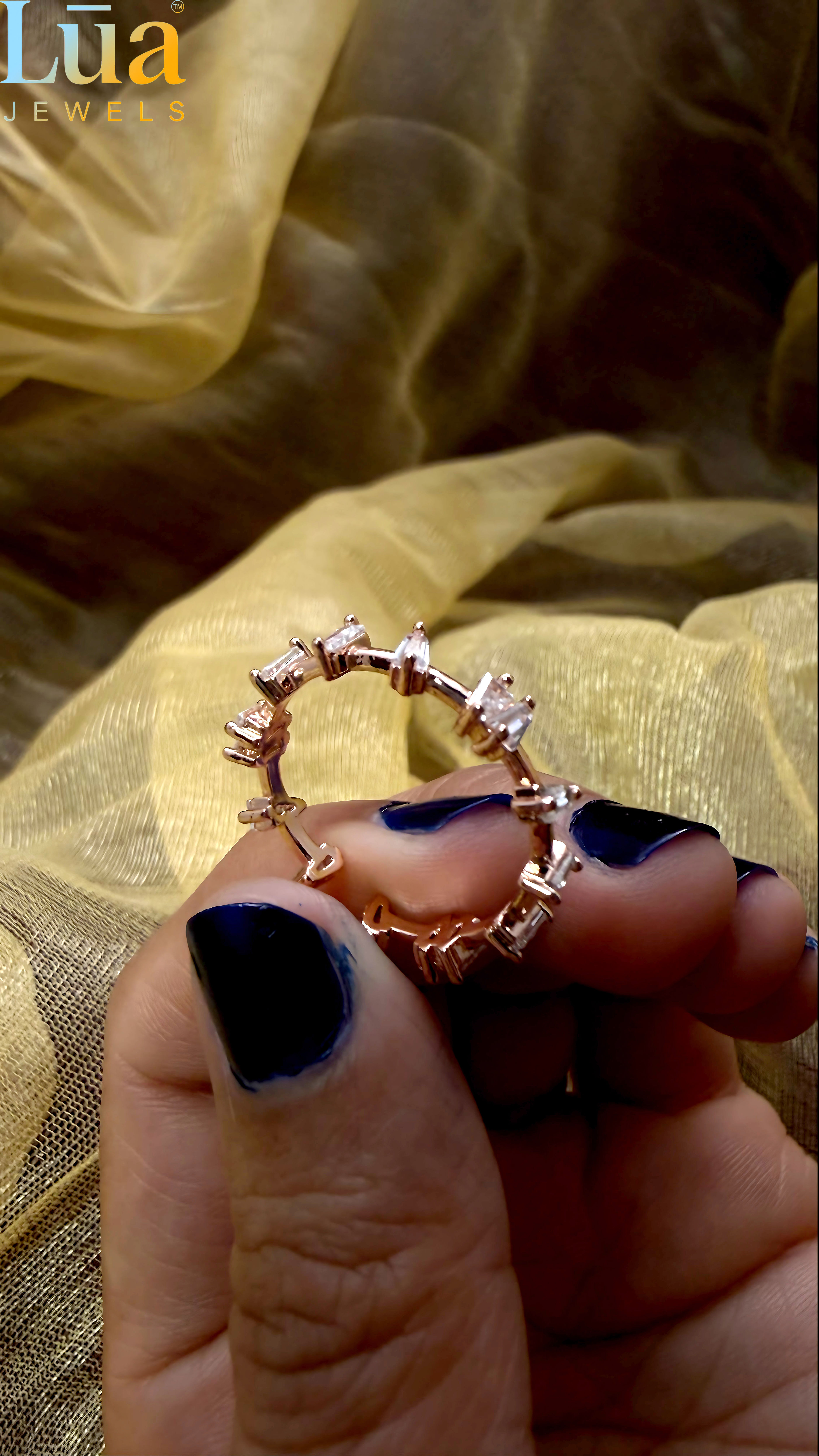 Geometric Baguette Eternity Ring � Lua Jewels