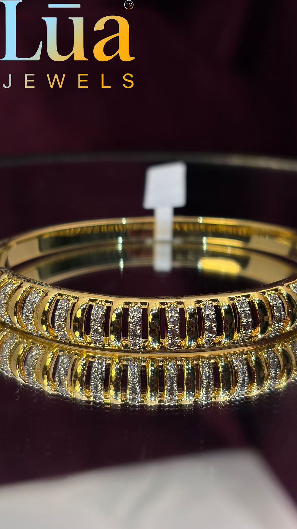 Thumbnail: Gold Radiant Curve Sparkle Kada