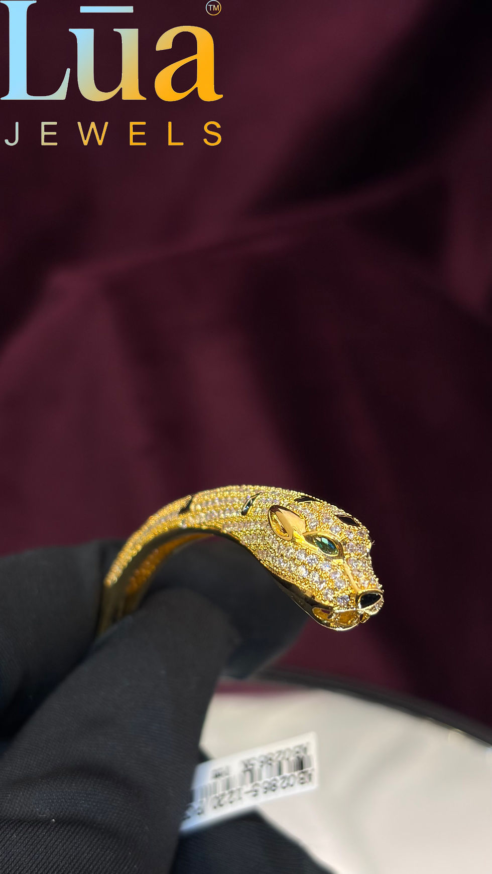 Thumbnail: Leopard Luxe Kada � Gold