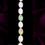 Thumbnail: Pastel Gemstone Oval Link Bracelet LUA Jewels
