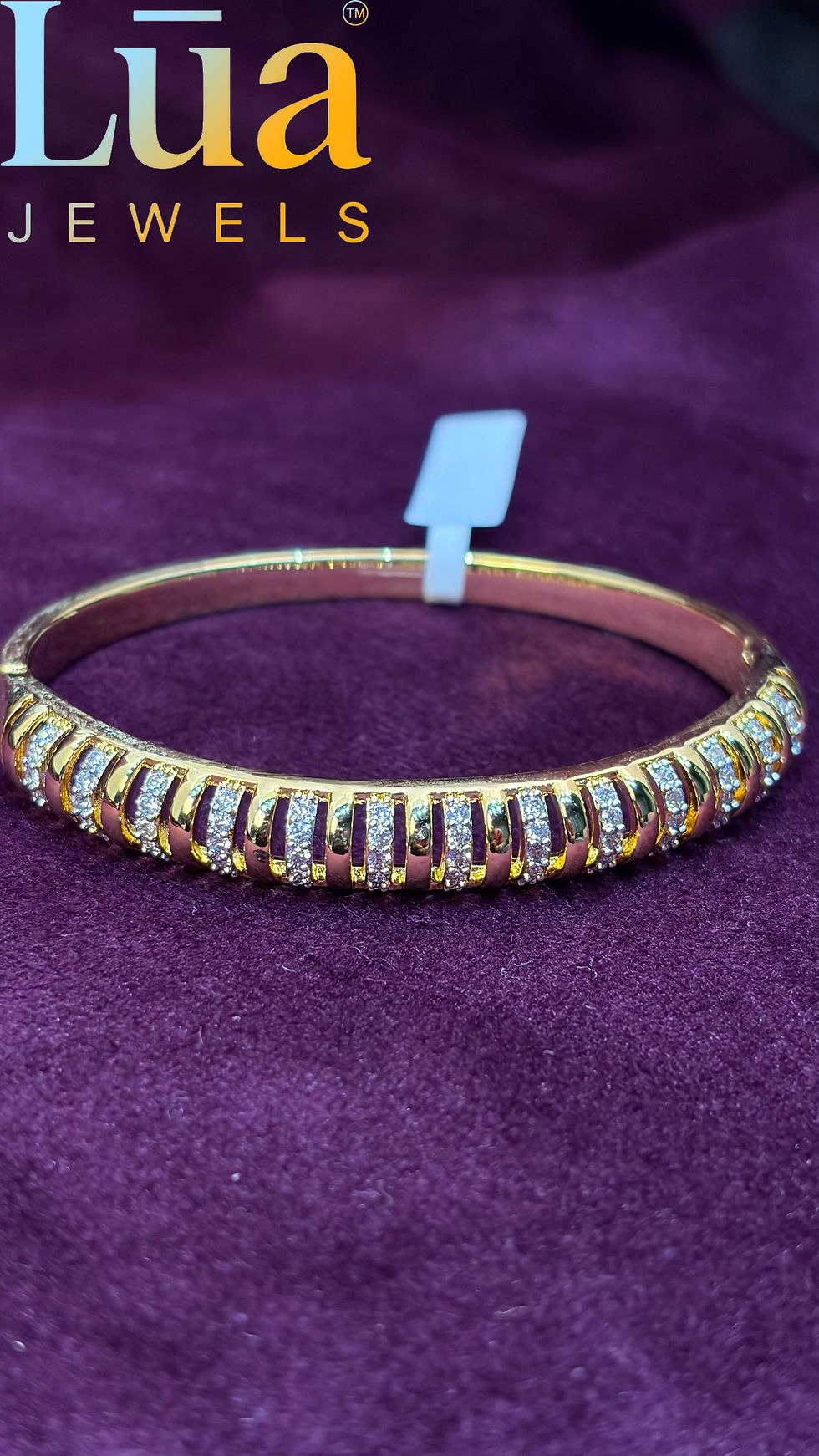 Thumbnail: Gold Radiant Curve Sparkle Kada