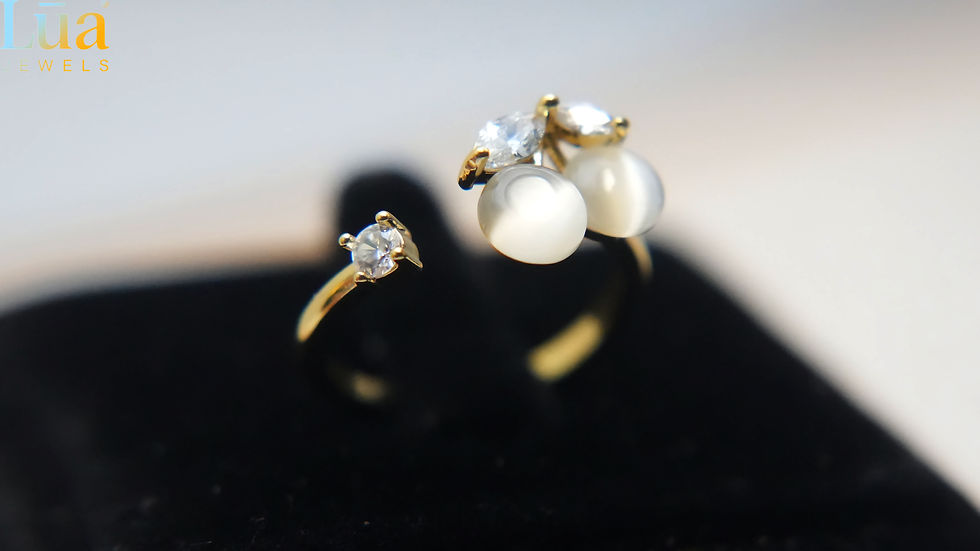 Thumbnail: Elegant Dual-Stone Ring