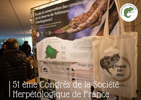 Caméléon Center Conservation au Congrès de la Société Herpétologique de France