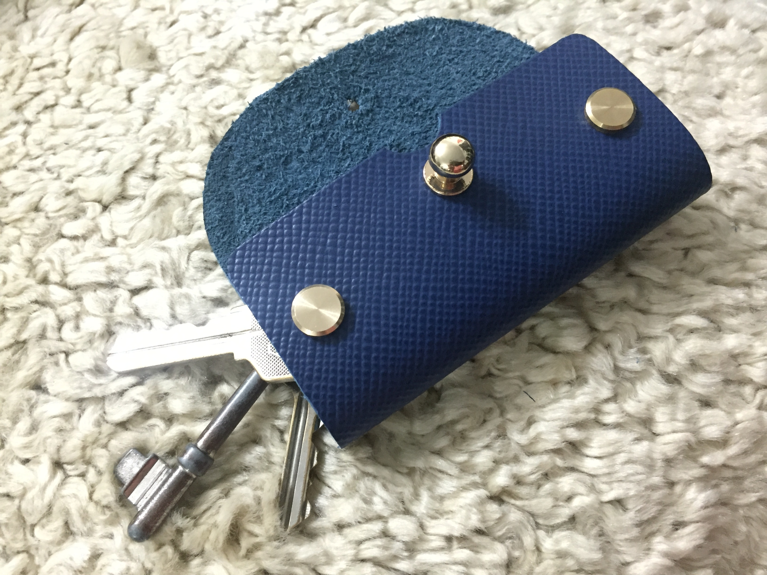 Saffiano Key Pouch