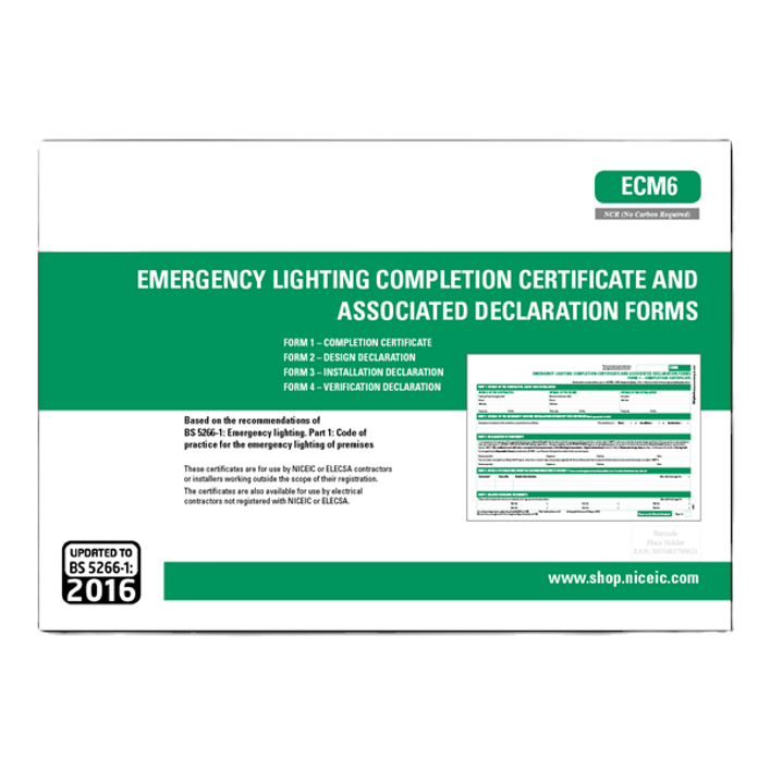 Emergency Lighting Certificate Commercial Electricians